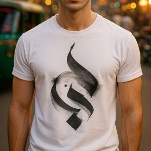 Calligraphy T-Shirt – Arabic & Urdu Design D2